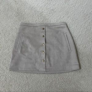 Hyfve Hyfve Hyfve Suede Miniskirt